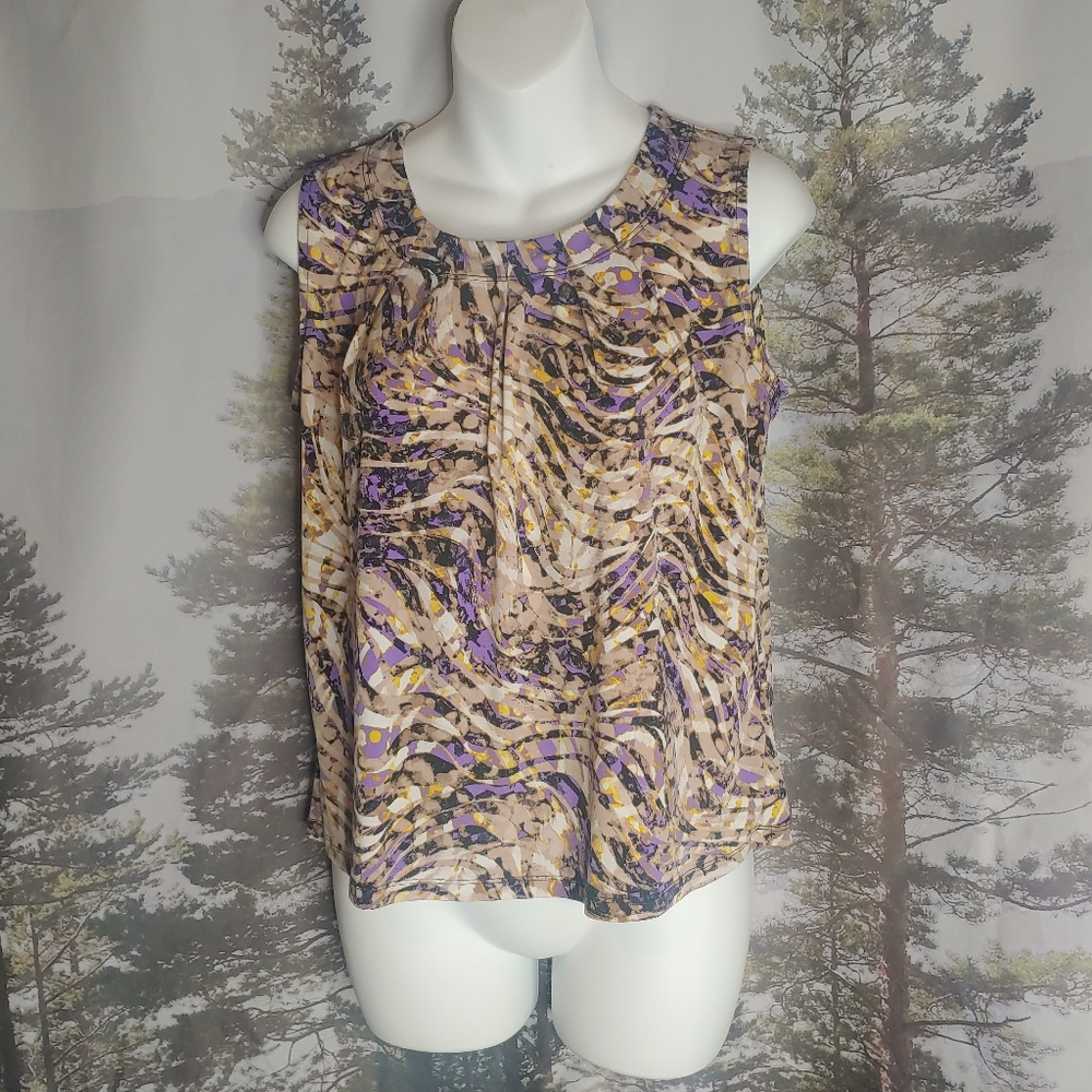Kasper Sleeveless Blouse